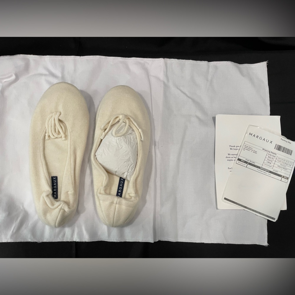 Margaux Soft Cream Flats
